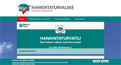 Desktop Screenshot of hankintaturvaliike.fi