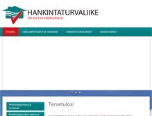Tablet Screenshot of hankintaturvaliike.fi